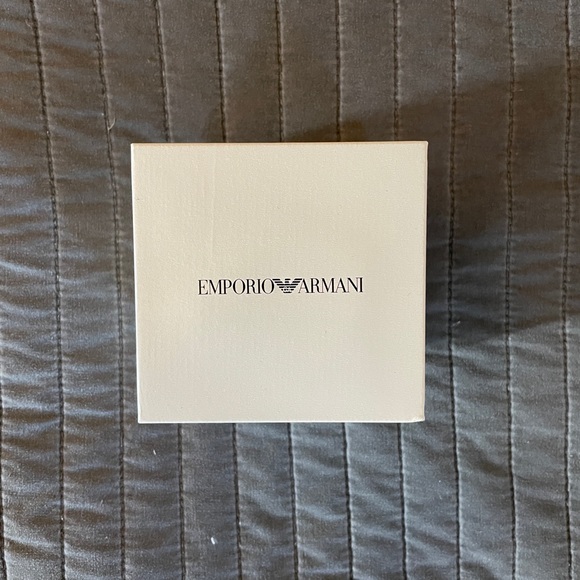 Emporio Armani Chronograph Leather Strap Watch, 46mm - Picture 4 of 5